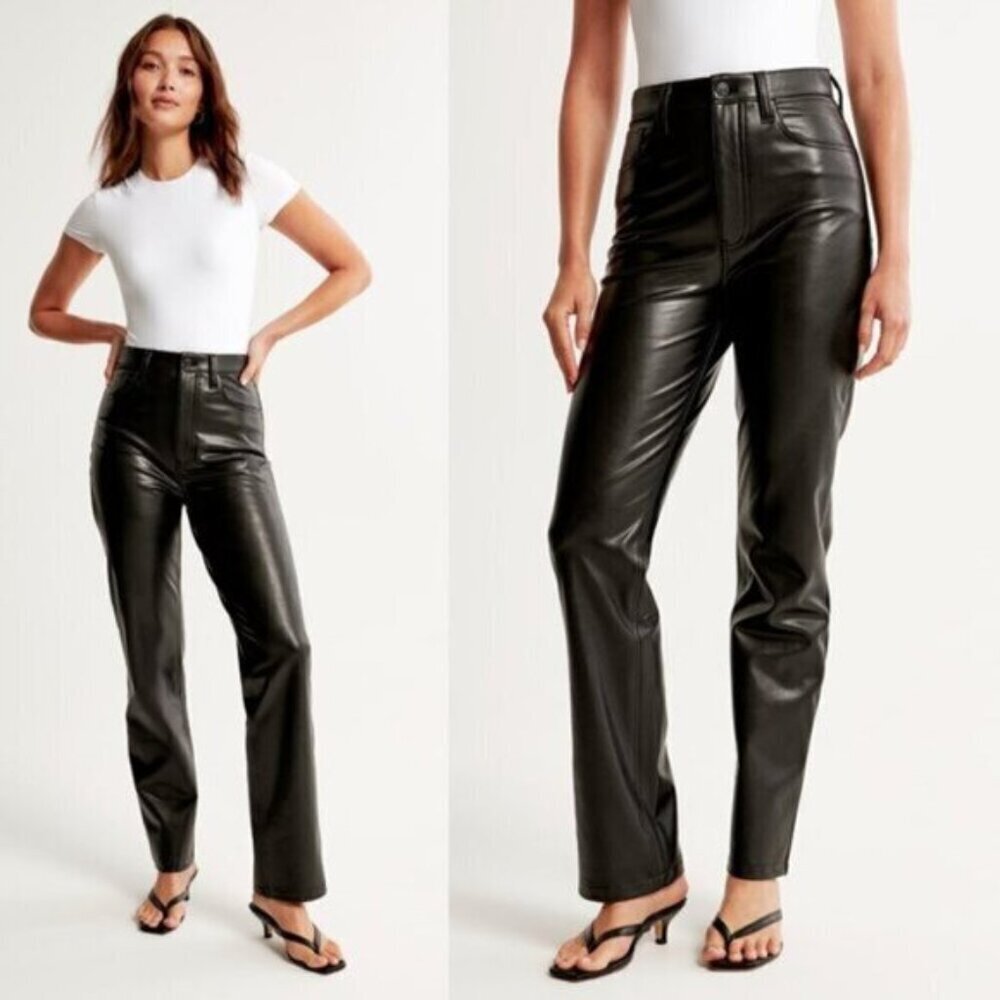 Abercrombie & Fitch Faux Leather Pants